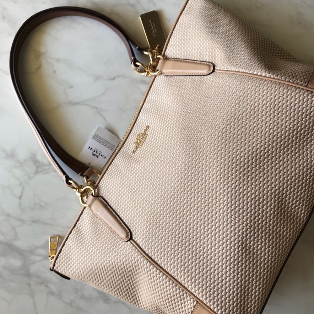 🔅2xHP🔅 Coach Legacy Jacquard Ava Tote Bag